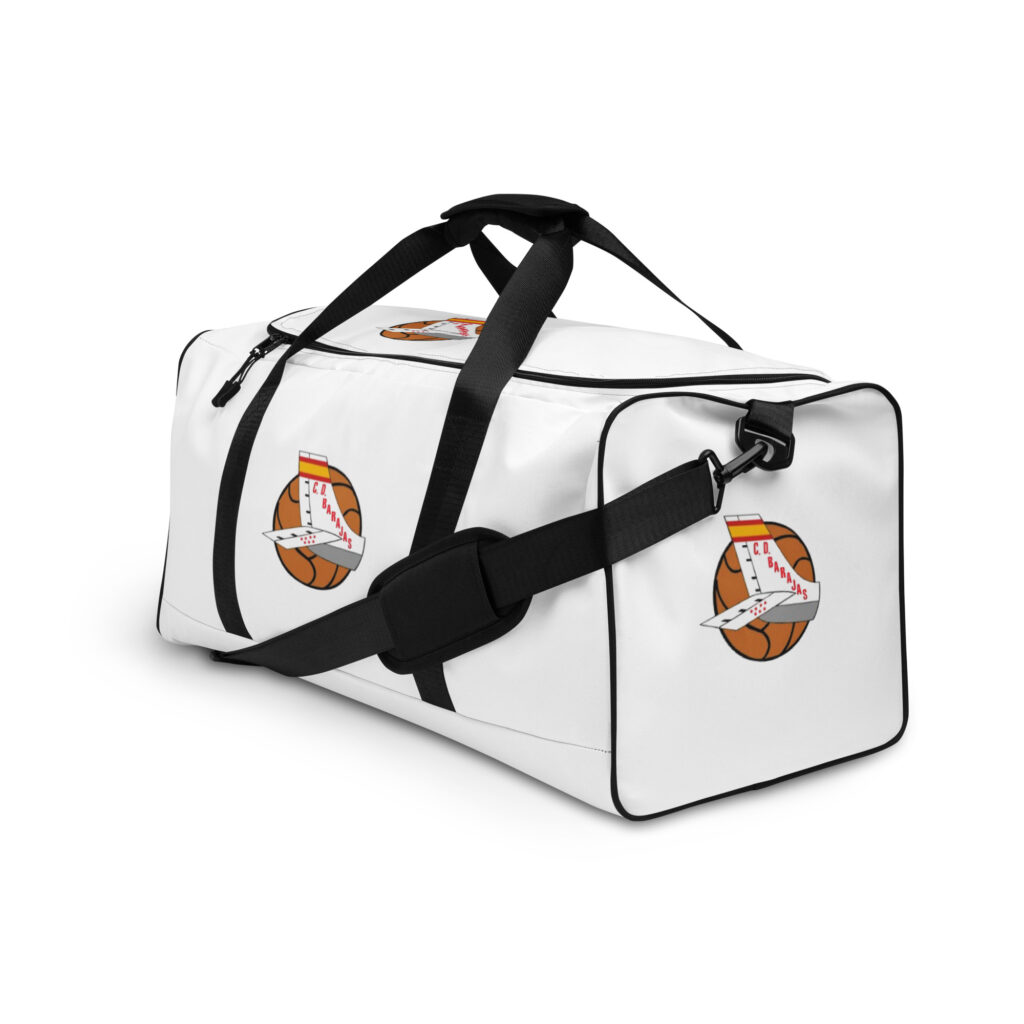 all over print duffle bag white left front 69667c2c38c3a